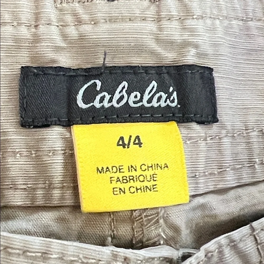 Cabela's Women's Beige Khaki Cargo Outdoor Hiking Shorts Women's Size 4 - Picture 8 of 8